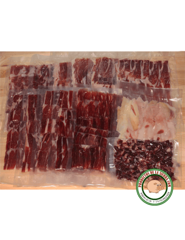 Iberian Ham Acorn Fed 5 Kg. Sliced and vacuumed sealed
