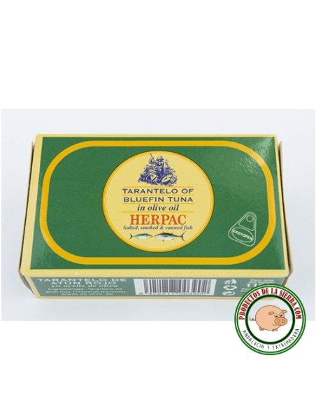 Tarantelo de atun rojo en aceite de oliva herpac