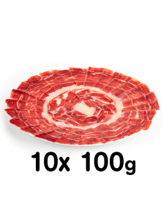 100 g. Iberian Ham Bellota quality sliced by hand