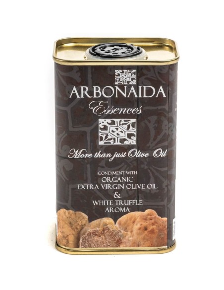 Acheter Essence d'huile d'olive extra vierge biologique à l'arôme de truffe blanche - Arbonaida 250 ml