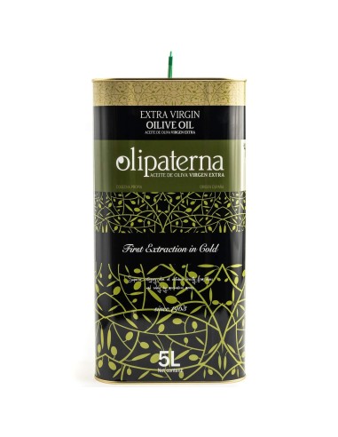 Comprar Lata 5L. Aceite de Oliva Virgen Extra Olipaterna