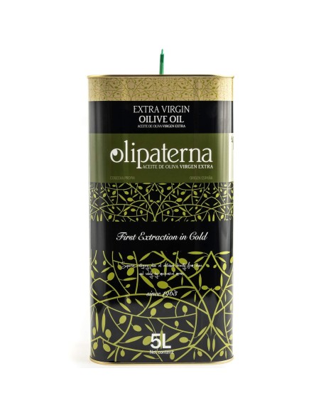 Comprar Lata 5L. Aceite de Oliva Virgen Extra Olipaterna
