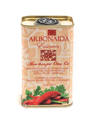 Acheter Essence d'huile d'olive extra vierge (à la coriandre et au piment chili) - Arbonaida 250 ml