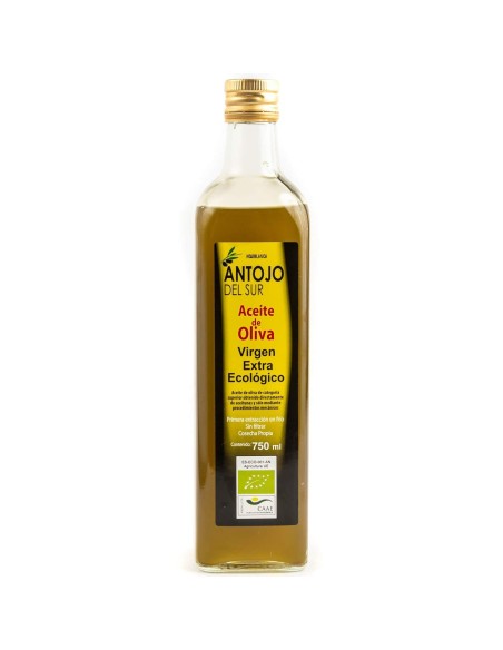 Aceite de Oliva Virgen Extra Ecológico Antojo del Sur 75cl.