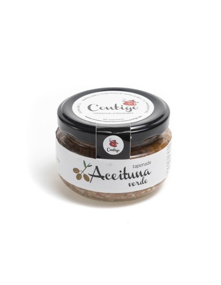 Organic Tapenade made with Green olives